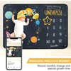 Baby Milestone Blanket - Cute Space Design Monthly Milestone Blanket