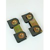 2PCS Bumper Bolt Fixing Kit with Captive Nut Tapping Plate