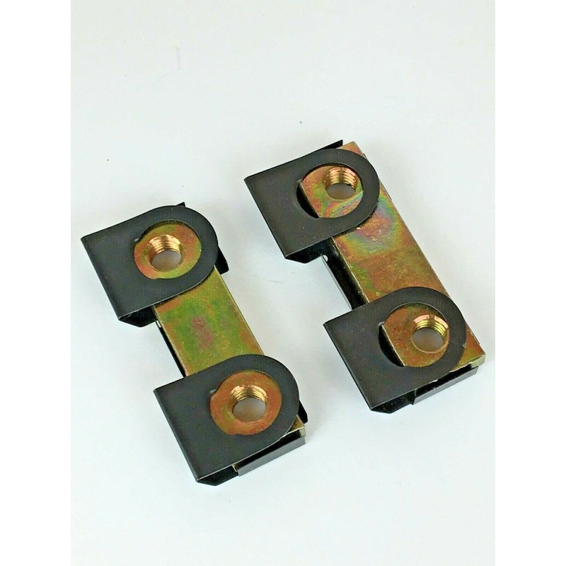 2PCS Bumper Bolt Fixing Kit with Captive Nut Tapping Plate