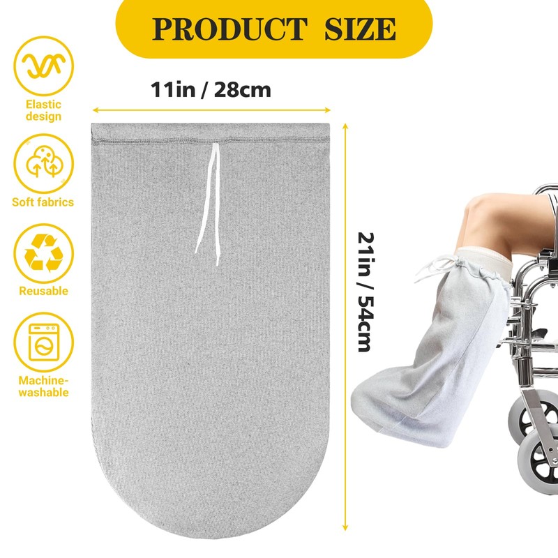 Max Shape Washable Leg Cast Cover, Adjustable Knee Sock for