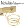 Hair Dryer Holder Hair Straightener Storage Bracket Rack Space Aluminum