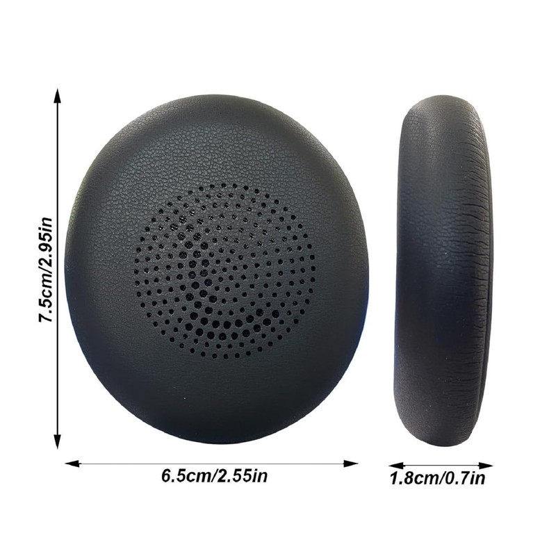 VEKEFF Ear Pads Replacement for Jabra Evolve2 65 (MS UC)/Evolve2