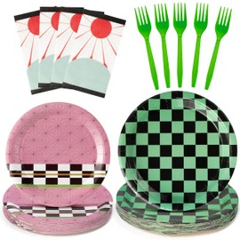 Z1juce Hibachi Japanese Party Tableware - Hibachi Birthday Party Decoration