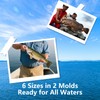Dr.Fish Bank Sinker Mold with 5 Cavities for 1/2/3oz, 3