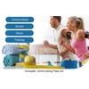 Eurofirany Microfibre Towel Quick-Drying Soft Plain Set of 6 Oeko-Tex