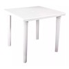 Alica Mesa De Plástico Con Patas Desmontables De 80 X