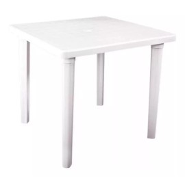 Alica Mesa De Plástico Con Patas Desmontables De 80 X 80
