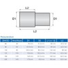 Doubleyou Geovlies & Baustoffe Drainage Reducing Sleeve for Drainage Pipes