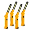 Lmaytech 4 Pack Rechargeable LED Work Lights with Magnetic Base