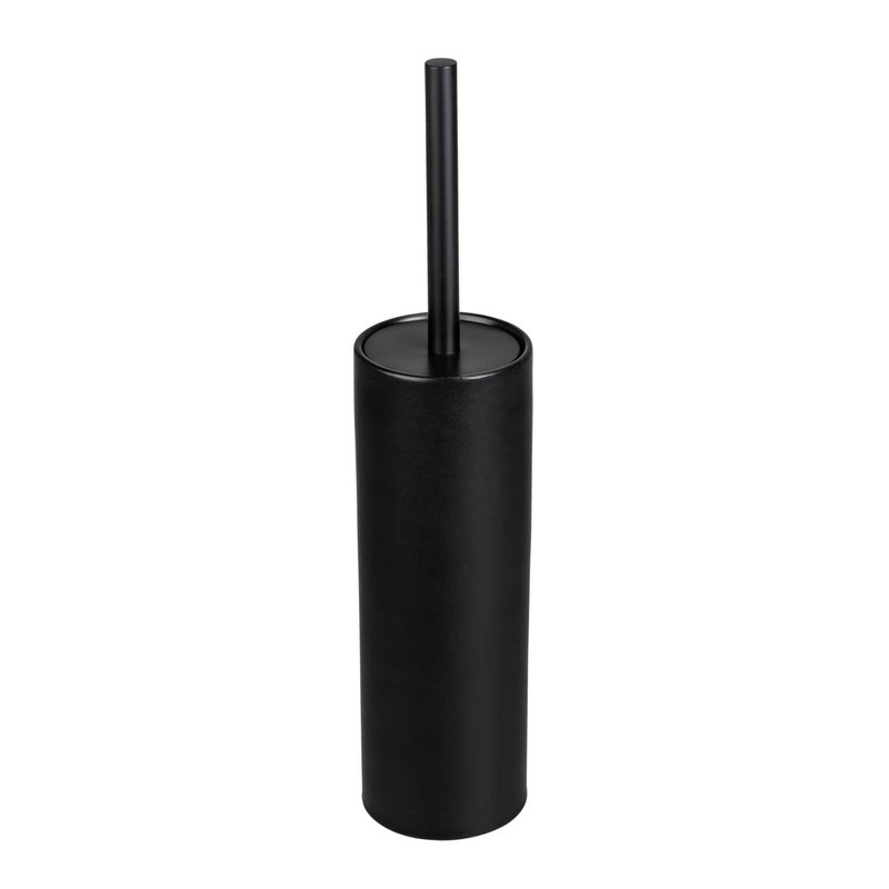 WENKO Casoli Ceramic Toilet Brush Set Black