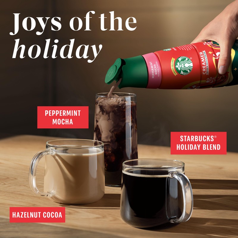 Starbucks K-Cup Coffee Pods, Peppermint Mocha Flavored Coffee for Keurig