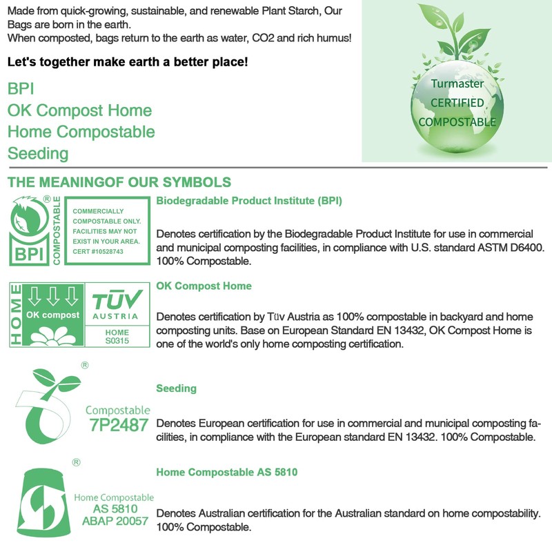 100% Certified Compostable Gloves Disposable Food Prep Gloves Biodegradable Restaurant