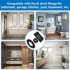 4 Inch Drain Grate Kit Compatible with Schluter Kerdi-Drain Flange