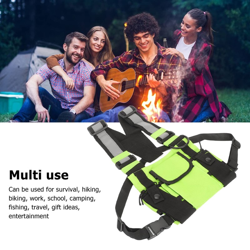 Yoidesu Universal Radio Chest Harness Bag, Chest Front Pack Pouch