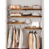 Makentra 4 Pcs 40×16 Wire Shelf Cover – Engineered Wood