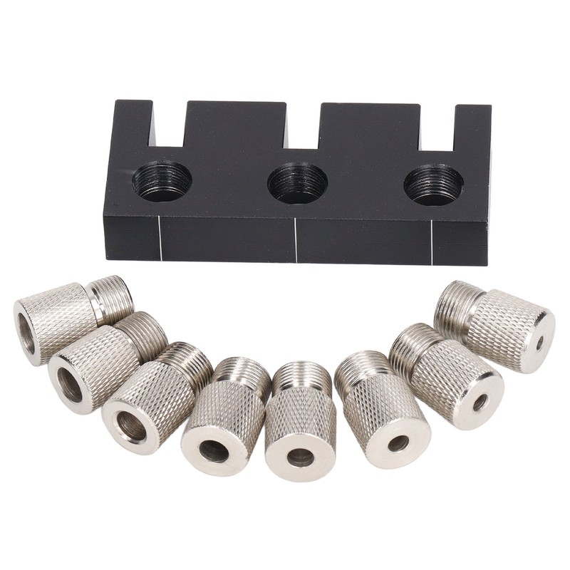 Hole Punch Locator Jig 3 in 1 Log Tenon Woodworking