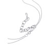 Elli Women's Solitaire Y-Chain Necklace with Crystals in 925 Sterling