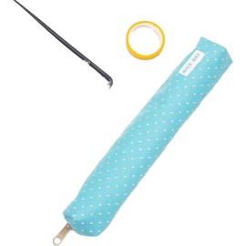 Cldaisy Blue Pencil Case, Cute Stationeries Pouch, Candy Color Pencil Box, Kawaii Pencil Pouch, Super Slim Pen Bag, Wave Point Cosmetic Bag Portable Pencil Pouch Organization Storage