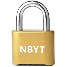 NBYT Secure your belongings with NBYT Combination Padlocks - Fitness Padlocks with Code, Outdoor Combination Padlock, Combination Lock for Locker, Shed or Anywhere