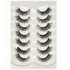 Vivis False Eyelashes 7 Pairs Lashes 3D Faux Mink Long