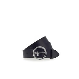 Tamaris Essential Classics Women's Belt Plain, black, 105 cm