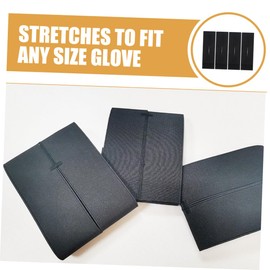 WOONEKY 4Pcs Glove Wraps for Baseball Softball High Stretch Polyester Mittens Holder Elastic Band for Catcher Gloves Maintenance Protects Forms