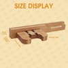 Gugxiom Light up Wooden Guitar Stand,Note Pattern Designs,Guitar Wall Mount