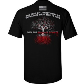Gadsden and Culpeper Blood of Tyrants T-Shirt - Black - 3XL