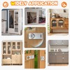 Cabinet Lock with Combination, 3-Digit Combination Drawer Lock, 4.5'' Keyless