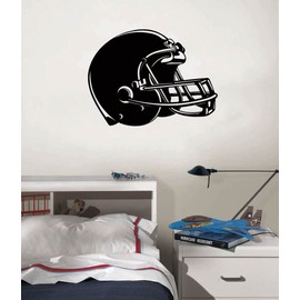 Football Helmet Wall Decal Vinyl Home Decoration - 30" Wide x 24" high