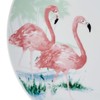 Studio Nova Flamingo Haven Tropical 12 Piece Dinnerware Plate Bowl