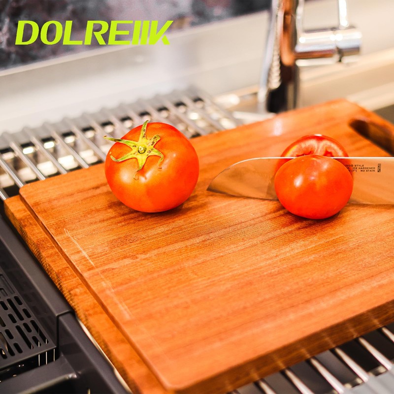 Dolreiik,Roll Up Dish Drying Rack Over The Sink, 304 Stainless