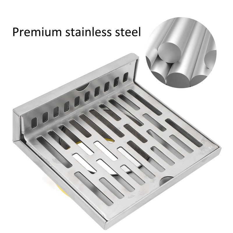 Corner Floor Drain L Shape Design Durable Stainless Steel Corrosion