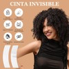 72 Unids/Bolsa Peluca Cinta Adhesiva de Doble Cara, Cinta para