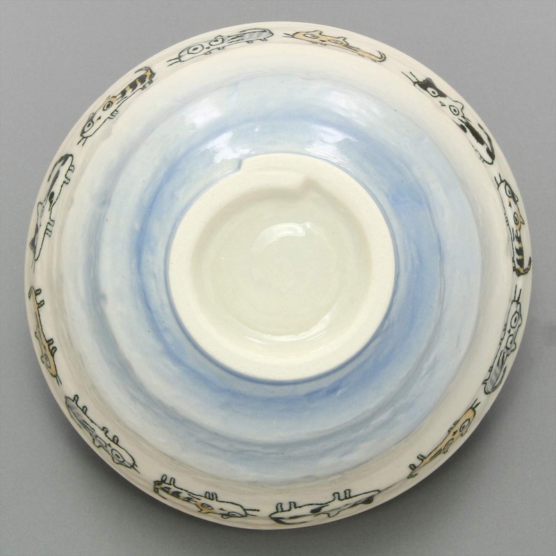 Mino Ware Lightweight Rice Bowl, Approx. 4.7 inches (12 cm),