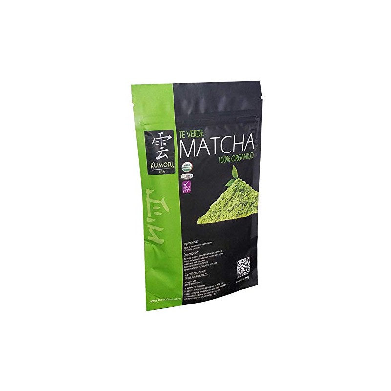 100g Té Verde Matcha Orgánico Japones Kumoritea