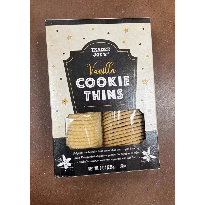 Trader Joe's 3 🤎 Boxes Trader Joe's Vanilla Cookie Thins
