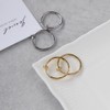Nickel Free Earrings Hoop Simple Earrings 2.0 cm Metal Allergy