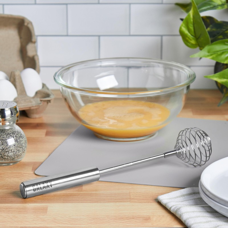 Tovolo 10" Stainless Steel Spring Galaxy Coil Whisk for Mixing,