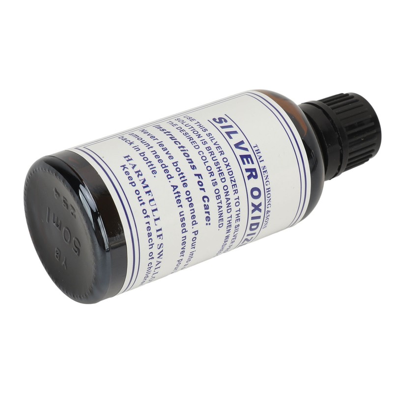 Silver Oxidizer Solution Jewelry Making Black Fast Acting Vintage Effect