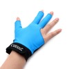 Black Scorpion CUESOUL Right Hand Billiard Gloves, 3 Finger Cutting