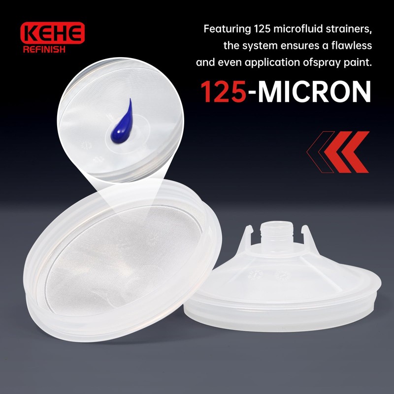 Disposable Paint Cups for Spray Gun,Mixing Cups 20 Ounce (600ml)