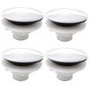RecDec 4 Pack Kitchen Sink Hole Cover White 1.5'' Cap