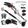 Gekeey 2-in-1 Electric Pole Saw for Tree Trimming, 6 Inch