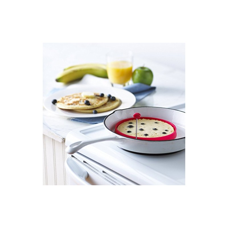 Silicone Pancake Ring-Red