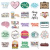 Pack of 100 Mental Health Stickers Car Laptop Phone Guitar