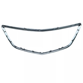 YLT AUTO Front Bumper Chrome Center Grille Molding Trim Frame For 2014 15 2016 Acura MDX