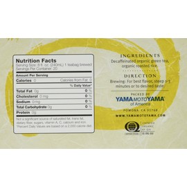 Yamamotoyama Decaf Green Tea with Roasted Brown Rice