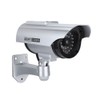 Solar Powered Fake Camera Outdoor CCTV Surveillance Security Camera LED