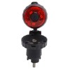 Bike Handlebar Plug Light with Rearview Mirror Bicycle Accessories Cycling